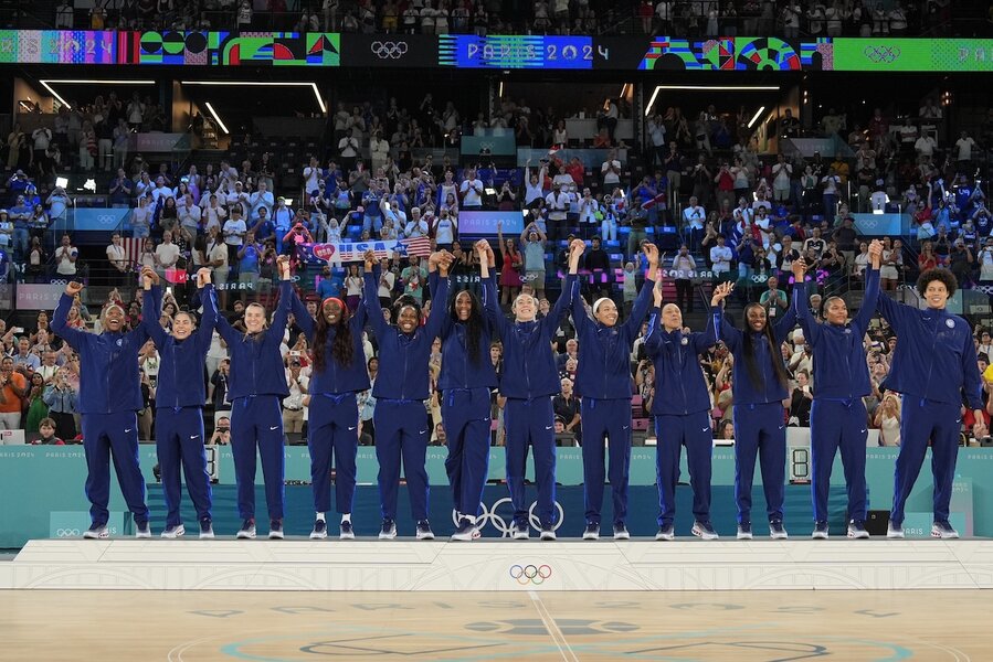 US women win eighth straight Olympic basketball gold medal